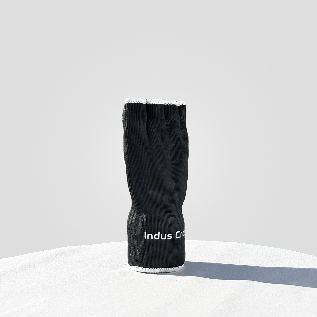Black inner glove with 'Indus Cross' branding