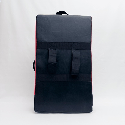 Back view of Kick Shield on a white background