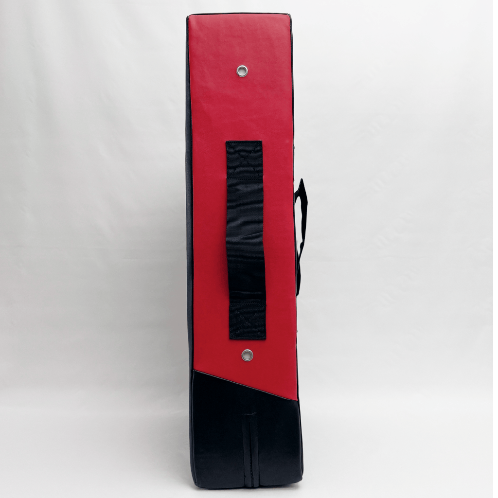 Side view of kick shield on a white background