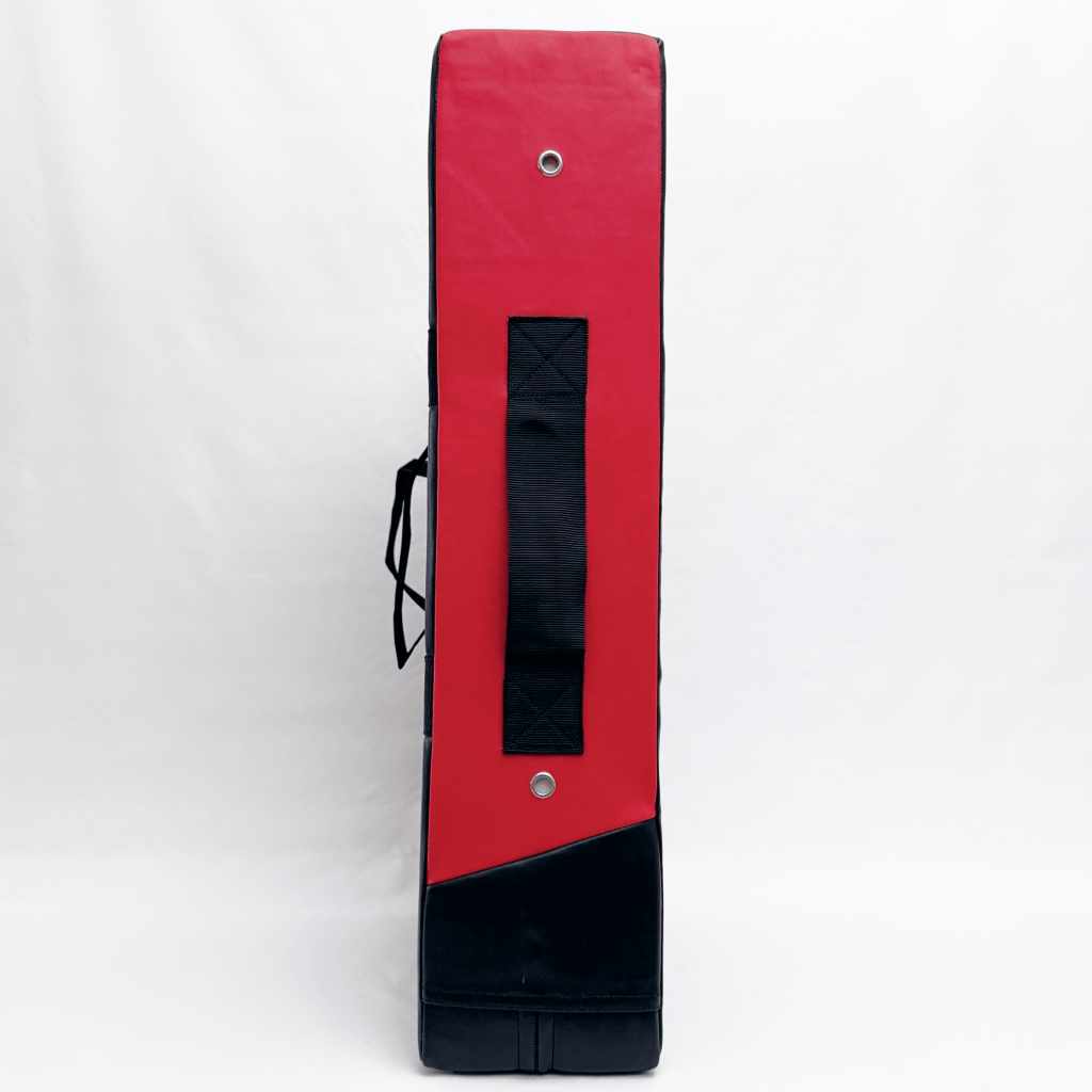 Side view of kick shield on a white background