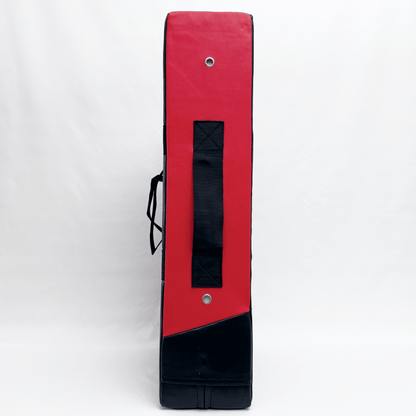 Side view of kick shield on a white background